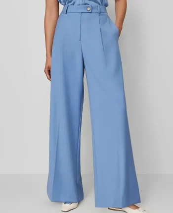 Ann Taylor Pants|The Modern Wide Leg Trouser Cool Cascades