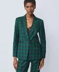 Ann Taylor Jackets And Blazers|Suits|The Notched One Button Blazer In Plaid Ponderosa Pine