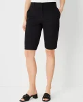 Ann Taylor Petite Pants|The Petite Boardwalk Short - Curvy Fit Black