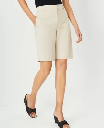 Ann Taylor Pants|Petite Pants|The Petite Boardwalk Short Soft Khaki