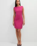 Ann Taylor Suits|Suits|The Petite Cap Sleeve Shift Dress Berry Splash