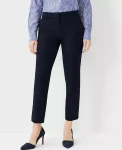 Ann Taylor Petite Pants|The Petite Eva Ankle Pant - Curvy Fit Atlantic Navy