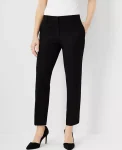 Ann Taylor Petite Pants|The Petite Eva Ankle Pant - Curvy Fit Black