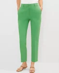 Ann Taylor Petite Pants|The Petite Eva Ankle Pant - Curvy Fit Natural Green