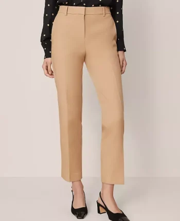 Ann Taylor Pants|Petite Pants|The Petite Eva Ankle Pant &mdash; Curvy Fit Cafe Au Lait