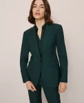 Ann Taylor Jackets And Blazers|Suits|The Petite Fitted Long Blazer Pine Grove