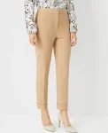 Ann Taylor Petite Pants|The Petite High Rise Eva Ankle Pant Cappuccino Tan