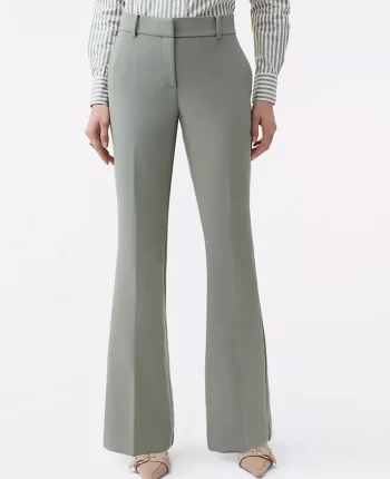 Ann Taylor Petite Pants|New Petite Styles|The Petite Jayne Trouser - Curvy Fit Dried Moss