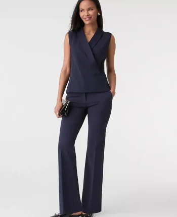 Ann Taylor Petite Pants|The Petite Jayne Trouser In Ponte Night Sky
