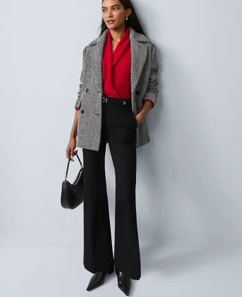 Ann Taylor Petite Pants|The Petite Jayne Trouser In Ponte Black