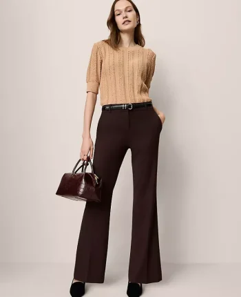 Ann Taylor Pants|Petite Pants|The Petite Jayne Trouser Pure Chocolate