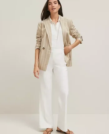 Ann Taylor Petite Pants|The Petite Jayne Trouser Winter White