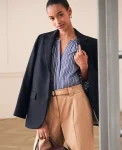 Ann Taylor Petite Jackets And Blazers|The Petite Madison Blazer Night Sky