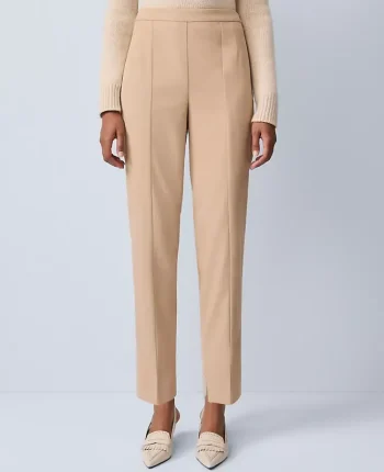 Ann Taylor Pants|Petite Pants|The Petite Natalie Pant &ndash; Curvy Fit Cafe Au Lait