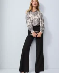 Ann Taylor Petite Pants|The Petite Perfect Flare Pant Black