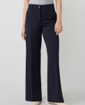 Ann Taylor Petite Pants|The Petite Perfect Wide Leg Pant Night Sky