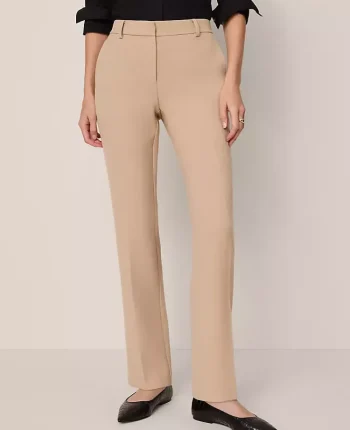 Ann Taylor Petite Pants|The Petite Sophia Pant - Curvy Fit Cafe Au Lait