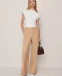 Ann Taylor Pants|Petite Pants|The Petite Tailored Wide Leg Trouser Cafe Au Lait