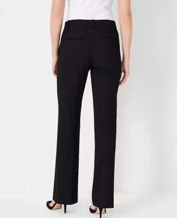 Ann Taylor Petite Pants|Petite Suits|The Petite Trouser In Seasonless Stretch - Curvy Fit Core Black
