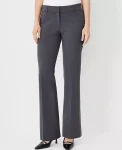 Ann Taylor Petite Suits|Petite Pants|The Petite Trouser In Seasonless Stretch - Curvy Fit Modern Charcoal