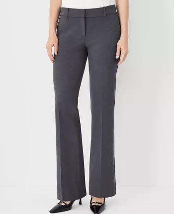 Ann Taylor Petite Suits|Petite Pants|The Petite Trouser In Seasonless Stretch - Curvy Fit Modern Charcoal
