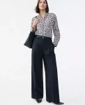 Ann Taylor Pants|The Pleated Wide-Leg Pant Black