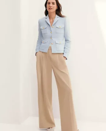 Ann Taylor Pants|The Pleated Wide Leg Pant Baguette