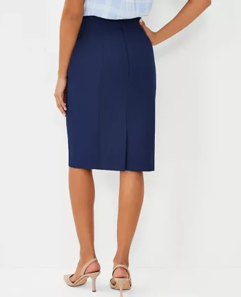 Ann Taylor Skirts|Suits|The Seamed Pencil Skirt In Bi-Stretch Pure Sapphire