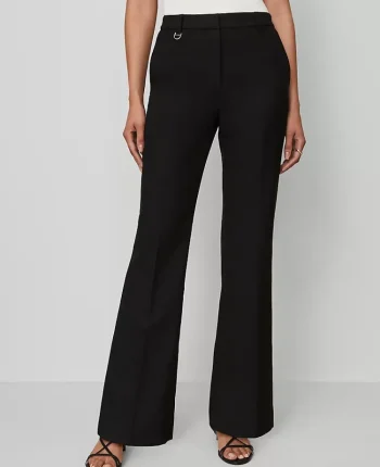 Ann Taylor Pants|The Slim Flare Trouser In Bi-Stretch Black
