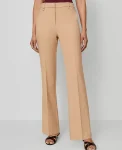 Ann Taylor Pants|The Slim Flare Trouser In Bi-Stretch - Curvy Fit Cafe Au Lait