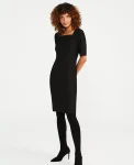 Ann Taylor Suits|Suits|The Square Neck Sheath Dress In Seasonless Stretch Core Black