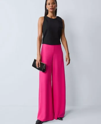 Ann Taylor Pants|The Statement Palazzo Pant Electric Pink