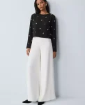 Ann Taylor Pants|The Statement Palazzo Pant Winter White