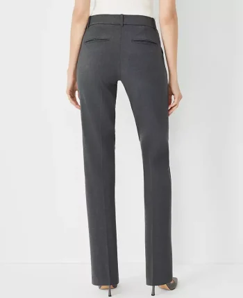 Ann Taylor Suits|Suits|The Straight Pant In Seasonless Stretch Modern Charcoal