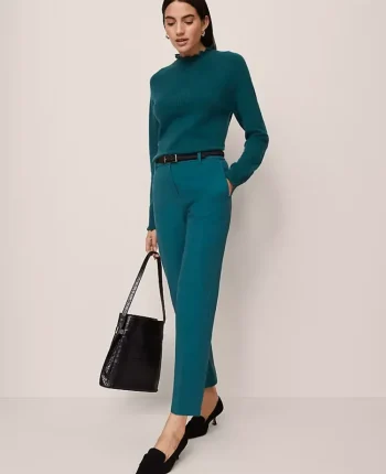 Ann Taylor Pants|The Tall Eva Ankle Pant Deep Atlantic Teal