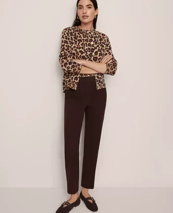 Ann Taylor Pants|The Tall Eva Ankle Pant Pure Chocolate
