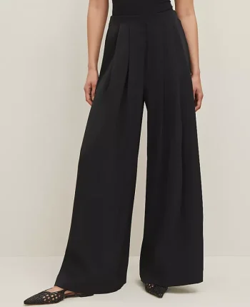 Ann Taylor Pants|The Triple Pleat Palazzo Pant Black