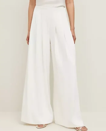 Ann Taylor Pants|The Triple Pleat Palazzo Pant Winter White