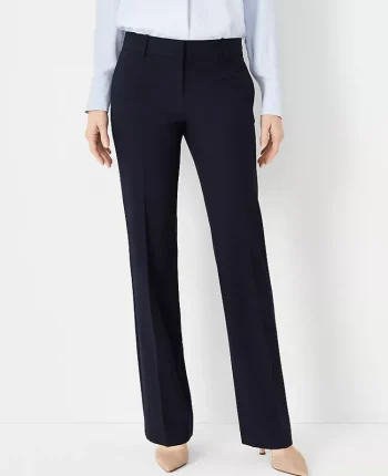 Ann Taylor Suits|Suits|The Trouser In Seasonless Stretch - Curvy Fit Deep Navy Sky