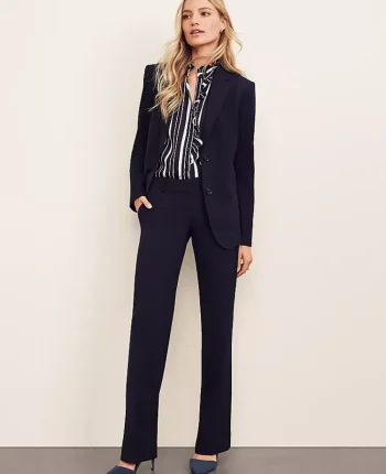 Ann Taylor Suits|Suits|The Trouser In Seasonless Stretch Perfect Navy