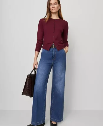 Ann Taylor Jeans|The Trouser Jean Clean Dark Wash