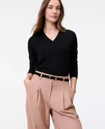 Ann Taylor Sweaters|All Sweaters|V-Neck Sweater Black