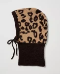 Ann Taylor Weekend Accessories|Weekend Accessories|Weekend Collection Animal Print Balaclava Brown Multi