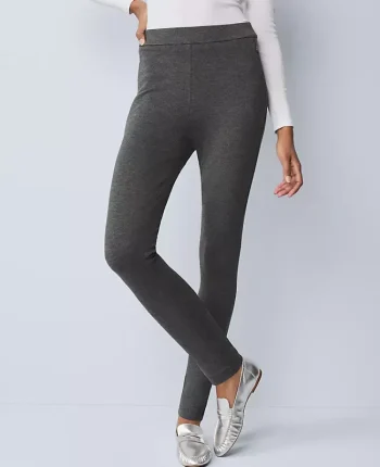Ann Taylor Pants|Weekend Pants & Jeans|Weekend Collection Classic Pull On Legging Moonlight Grey Heather