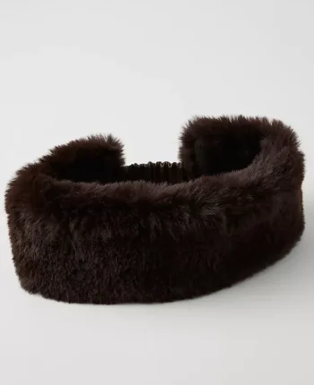 Ann Taylor Weekend Accessories|Weekend Accessories|Weekend Collection Faux Fur Ear Warmer Dark Chocolate