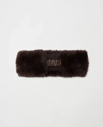 Ann Taylor Weekend Accessories|Weekend Accessories|Weekend Collection Faux Fur Ear Warmer Dark Chocolate