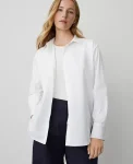 Ann Taylor Tops And Blouses|Weekend Collection Oversized Shirt White
