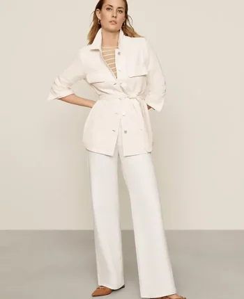 Ann Taylor Jeans|Weekend Collection Trouser Jean Ivory